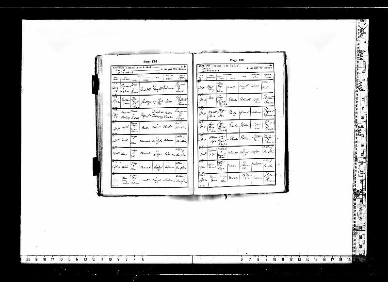 Repington (Thomas Farbridge) 1883 Baptism Record